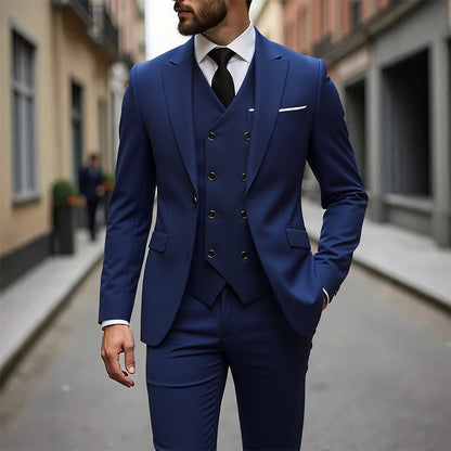 📢📢50% OFF !!!⏰Men's Slim-Fit 3-Piece Suit Set