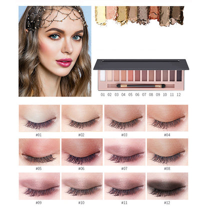 ⏰LAST DAY - 50% OFF!!💝Vibrant 12-Shade Eyeshadow Palette Set