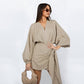 Women's V-Neck Wrap Dress
