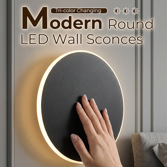 📢📢50%  OFF !! ⏰Modern Round LED Wall Sconces