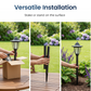 Vintage Solar-Powered Hexagonal Garden Lights