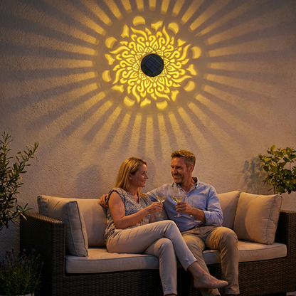 📢📢50% OFF !!!⏰Solar-Powered Mandala Projector Light