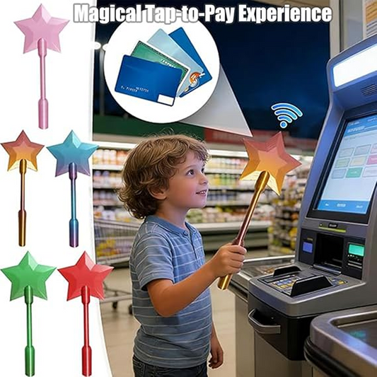 3D Printed Star-Topped Tap-to-Pay Wand