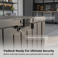 Waterproof Outdoor Storage Box with Lockable Lid