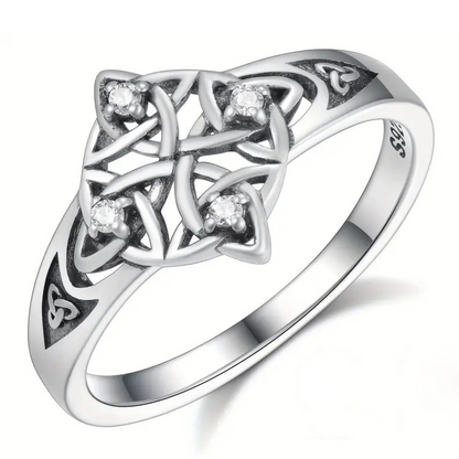 📢50% OFF !!⏰Vintage Trinity Celtic Knot Ring