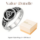 📢50% OFF !!⏰Vintage Trinity Celtic Knot Ring