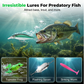 📢📢50% OFF !! ⏰ Fishing Lure Kit – Hard & Soft Baits with Organized Tackle Box 🎣