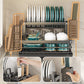 Two-tier dish rack for the kitche
