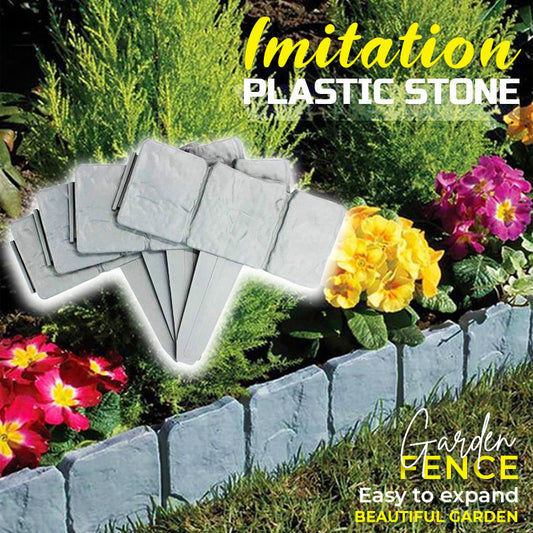 ⏰🔥LIMITED TIME 50% OFF! 🏡 Imitation Stone Garden Fence – Realistic Look, Easy Install & Expandable Design 🌿✨