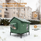 📢📢50% OFF !! ⏰All-Weather Elevated Outdoor Cat House