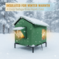 📢📢40% OFF !! ⏰ All-Weather Elevated Outdoor Cat House – Waterproof, Insulated, Foldable 🌧️