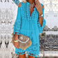 📢📢50% OFF !! ⏰Women's Loose Cotton Linen Embroidered Dress🌸👗