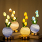 🌷 50% OFF NOW! 💡 Elegant Tulip Bouquet Night Light – Soft glow, realistic & USB-powered – Perfect for bedroom, nursery & cozy corners ✨