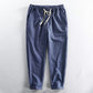📢📢30% OFF !! ⏰Men's Striped Linen Blend Casual Pants