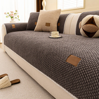 🛋️ Save 50%! 🐾 Thickened Non‑Slip Sofa Cover – Soft, washable & pet‑friendly – 4 colours ✨