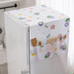 📢📢50% OFF !! ⏰ Fridge Dust Cover with Pockets – Peek-a-Boo Protection for Your Refrigerator ✨