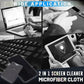 📢📢Buy 2 Get 1 Free !! ⏰2-in-1 Screen Cleaner & Microfiber Cloth: Spray & Wipe, No Residue, Portable