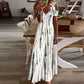 👗 LIMITED-TIME 50% OFF! ✨ Women's Cold Shoulder Maxi Dress – V Neck, Floral, 5 Colors 🌸