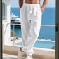 📢📢50% OFF⏰Men's Casual Linen Blend Drawstring Pants