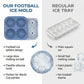📢📢50% OFF !! ⏰Football Shape Silicone Ice Ball Mold