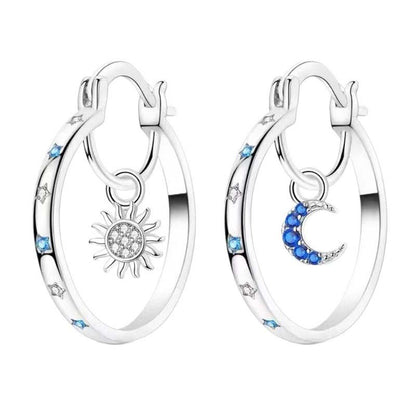 📢📢33% OFF !! ⏰Celestial Double Layer Hoop Earrings