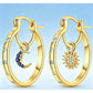 📢📢33% OFF !! ⏰Celestial Double Layer Hoop Earrings