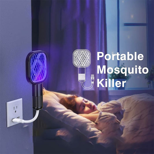 📢📢 50% OFF!! ⏰ Mini USB Electric Fly Swatter – Rechargeable, Powerful & Ideal for the Home 🏠