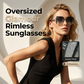 📢📢50% OFF !! ⏰Rimless Oversized Square Sunglasses