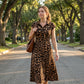 🎁2026 New Arrivals 50% OFF💥Women's Elegant Leopard Print Lapel Dress✨