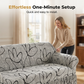 📢📢40% OFF !! ⏰High-Stretch Sofa Slipcover – Ruffled Hem & Full Protection
