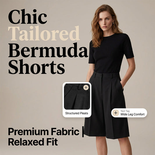 🌸 26% OFF NOW! 🌸Women's Loose Fit Bermuda Shorts