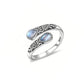 ⏳Buy 1 Get 1 Free⏰Vintage Adjustable Open Ring with Teardrop Glowing Zircon💧💍