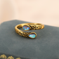 ⏳Buy 1 Get 1 Free⏰Vintage Adjustable Open Ring with Teardrop Glowing Zircon💧💍