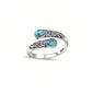 ⏳Buy 1 Get 1 Free⏰Vintage Adjustable Open Ring with Teardrop Glowing Zircon💧💍