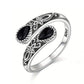 ⏳Buy 1 Get 1 Free⏰Vintage Adjustable Open Ring with Teardrop Glowing Zircon💧💍