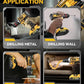 📢📢50% OFF !! ⏰ 21V Cordless Drill/Driver – 45Nm, 2 Batteries & LED 🔋