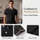 📢📢40% OFF !! ⏰Men Fashion Contrast Lapel Quick Drying Short Sleeve T-Shirt
