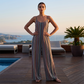 Women Striped Wide Leg Jumpsuit
