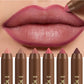 💄 Long-Lasting Matte Lip Crayon for Women | 2-in-1 Liner & Lipstick | Hydrating & Non-Drying | Precision Triangular Tip | 6 Colors ✨
