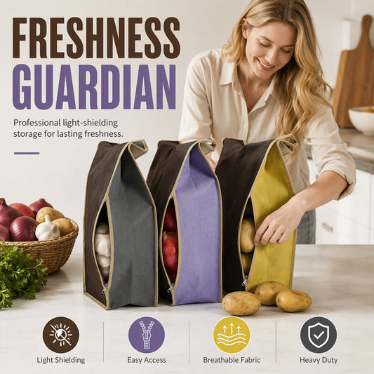 ⏰ Breathable Potato and Onion Storage Bag🥔