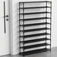 👟 50% OFF! 🏠 10-Tier Shoe Rack – Space-saving, large capacity & side hooks ✨