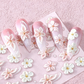 📢📢Buy 1 Get 1 Free !! ⏰5D Floral Nail Stickers