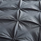 📢📢40% OFF !! ⏰3-Piece Pintuck Pleated Duvet Cover & Pillowcases Set
