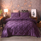 📢📢40% OFF !! ⏰3-Piece Pintuck Pleated Duvet Cover & Pillowcases Set