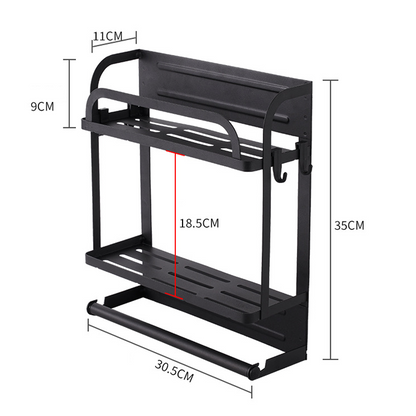 📢📢40% OFF !! ⏰Magnetic Fridge Organizer Rack