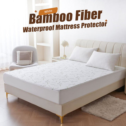 ⏳🔥LIMITED-TIME 31% OFF! 🌿 Waterproof Without the Crinkle – Bamboo Fibre Mattress Protector. Breathable, Soft & Deep Pocket. UK Stock