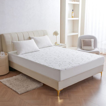 ⏳🔥LIMITED-TIME 31% OFF! 🌿 Waterproof Without the Crinkle – Bamboo Fibre Mattress Protector. Breathable, Soft & Deep Pocket. UK Stock