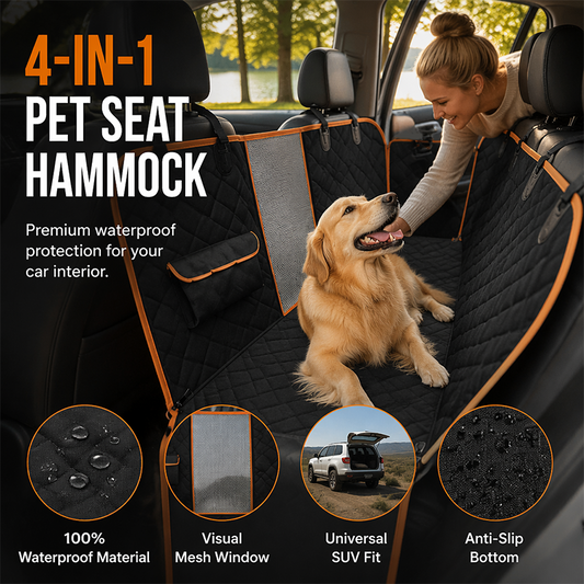 📢📢50% OFF !!⏰Dog Car Seat Cover for Back Seat