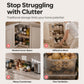 📢📢40% OFF !! ⏰Multi-Tier Foldable Storage Organizer with Wheels