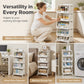 📢📢40% OFF !! ⏰Multi-Tier Foldable Storage Organizer with Wheels
